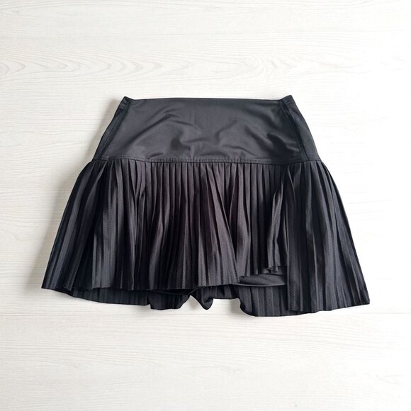 LUCKY IN LOVE X Bethanie Mattek Sands Black Ruffle COURT WORN Skort Size Medium - Picture 1 of 10